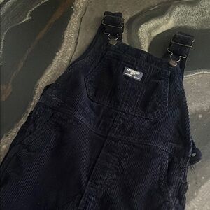 OshKosh Black Corduroy Overalls